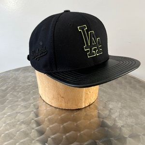 Dodgers Pro Standard Cap With Leather Adjustable Buckle And Brim